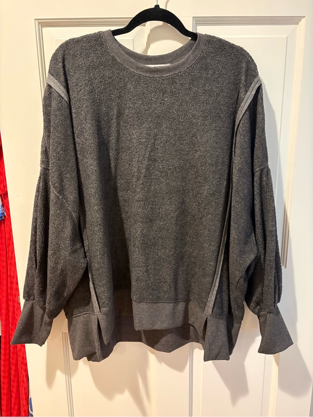 Oversized Gray Sweatshirt Medium